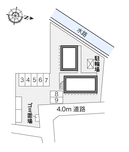 福島市御山 月極駐車場
